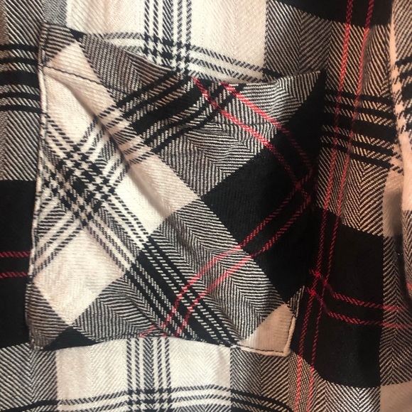 Rails Red Black & White Plaid Flannel Size Small - Picture 5 of 5